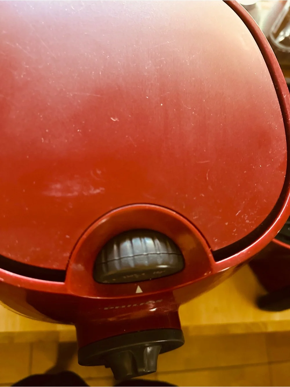 Philips Red and Black Air Fryer